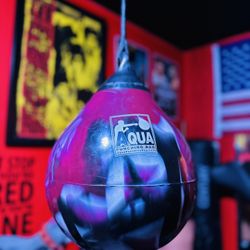12” 35 lb. Aqua Bag  Head Hunter Hybrid Punching Bag • Color: Blood Red 💰$50 FIRM