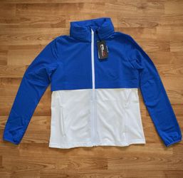 Ralph Lauren RLX Women's S Golf Jacket Power Stretch  Hybrid Full Zip Hooded Blue Size S