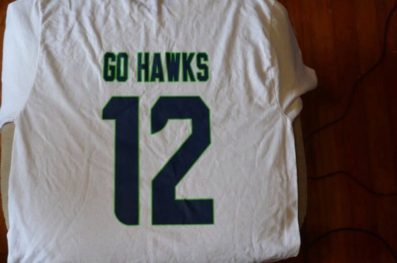Go hawks 12 custom Seahawks