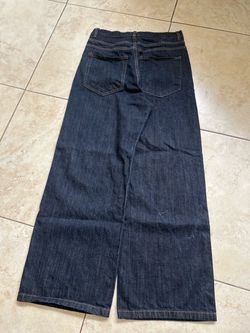 raw denim jean wide leg baggy dark indago Jeans jean jeans jeans men size 36 jeans