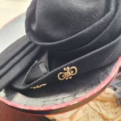 Vintage Hats And Hat box