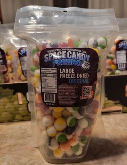 Space Candy Fresno Freeze Dried Skittles..