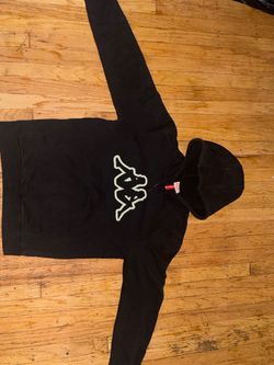 Medium black kappa hoodie