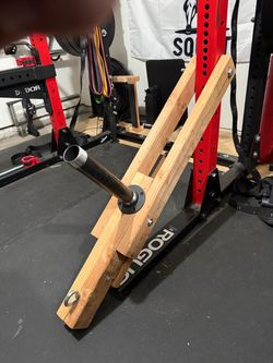 DIY Wooden Belt Squat Rack Attachment