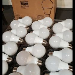 GE LED Light Bulb Daylight 60 Watt Replacement A19 medium base General Purpose, 24 Pack/box Shatterproof, only using 9.8 watts. New. 4 bulbs for $6