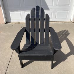 Solid wood Adirondack chair $60 firm
