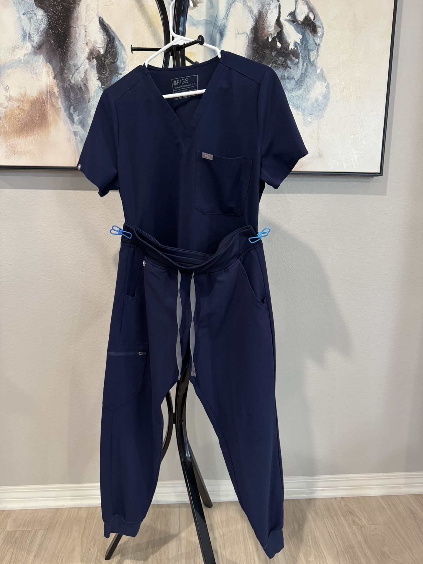 Figs Scrubs Top & Bottom Set