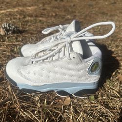 Size 13c Jordan  13 white blue