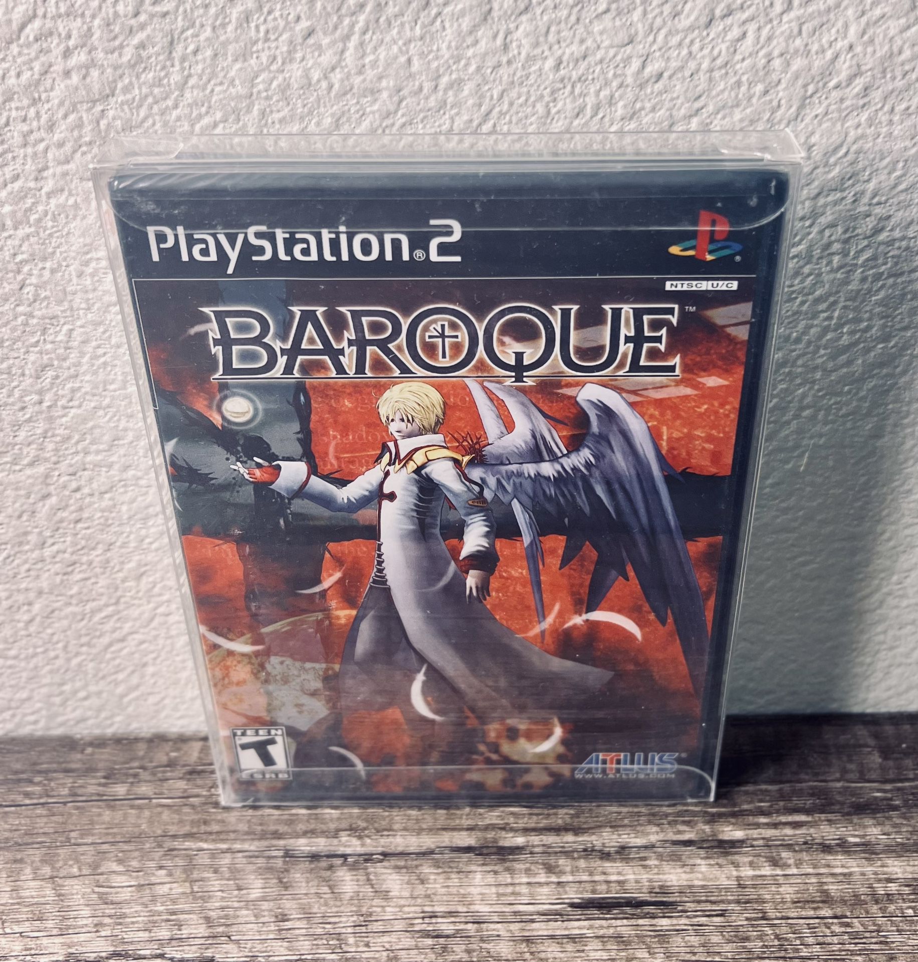 Baroque (Sony PlayStation 2, 2008) - Black Label - Atlus - Factory Sealed “Y” Fold 