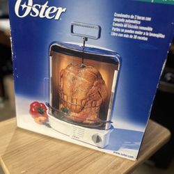 Oster Carousel Rotisserie, model number 4781 + Oster Roasting pan