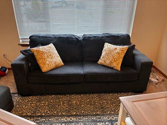 Dark gray couch