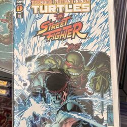TMNT Vs Street Fighter Comic Book - NM 