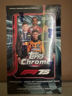 2025 Topps Chrome Formula 1 Hobby Box