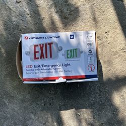 Lithonia Exit Combo Signs