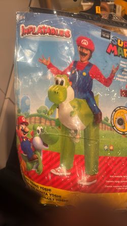 Super Mario Luigi Yoshi inflatable Costume  