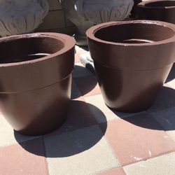 New Flower Pots Made Out Of Cement Perfect Gift 