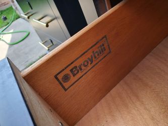 Oversize Broyhill Pair Matching Black Nightstands, End Tables Bedside Table