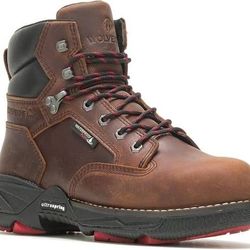 NEW Size 7  Wolverine Men Work Boots Hellcat Fuse Durashocks Ultraspring Carbonmax 6 Inch