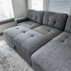 Couch And 4 Bar Stools