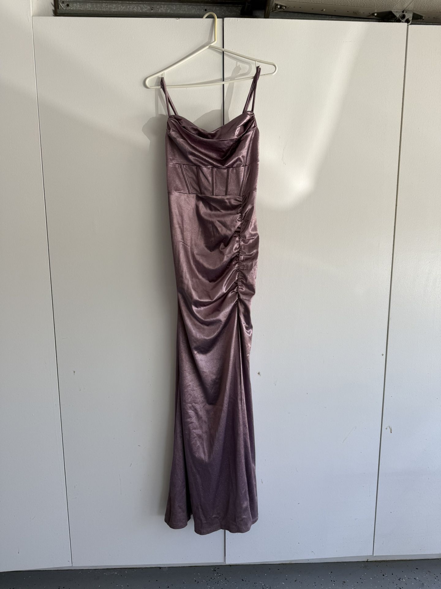 Corsette style pink/purple ballgown