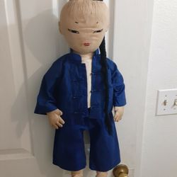 Vintage Ada Lum "Farmer" doll.


In excellent condition.


No shoes or accessories. 


19" tall.

