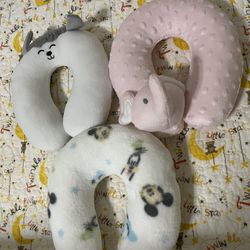 Three Baby Neck Pillows 