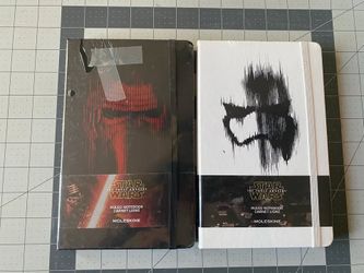 Lot of 2 Limited Edition Star Wars Moleskine Notebooks