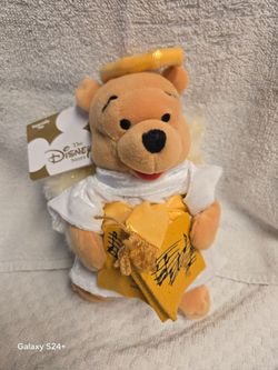 Disney Store Winnie the Pooh Angel Plush