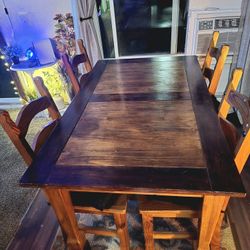 Dining Room Kitchen Table W/4 Chairs
