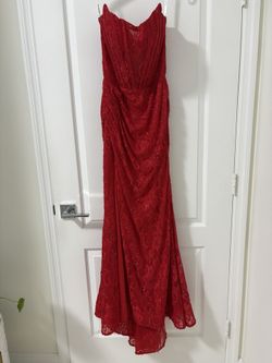 Dress Red Elegant Long Dress