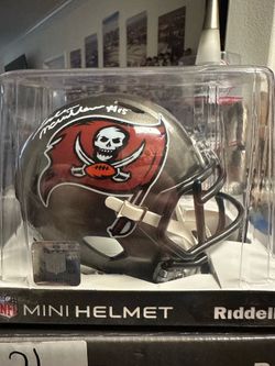 Jalen McMillan Signed Tampa Bay Buccaneers Riddell Speed Mini Helmet Beckett