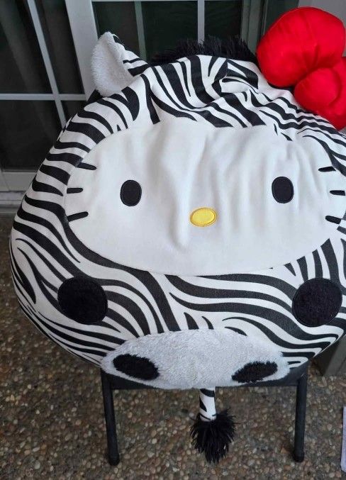 Hello Kitty Zebra Plushie