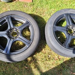 Black Wheels 17x7 