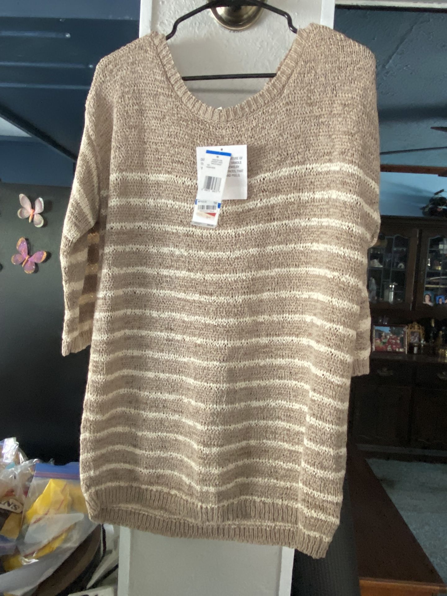 Jones New York Lined Tunic Sweater 