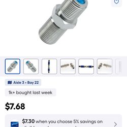 IDEAL 4 Pack Brass Screw On Adopter