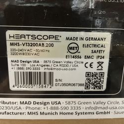 Vision heatscope electric heater