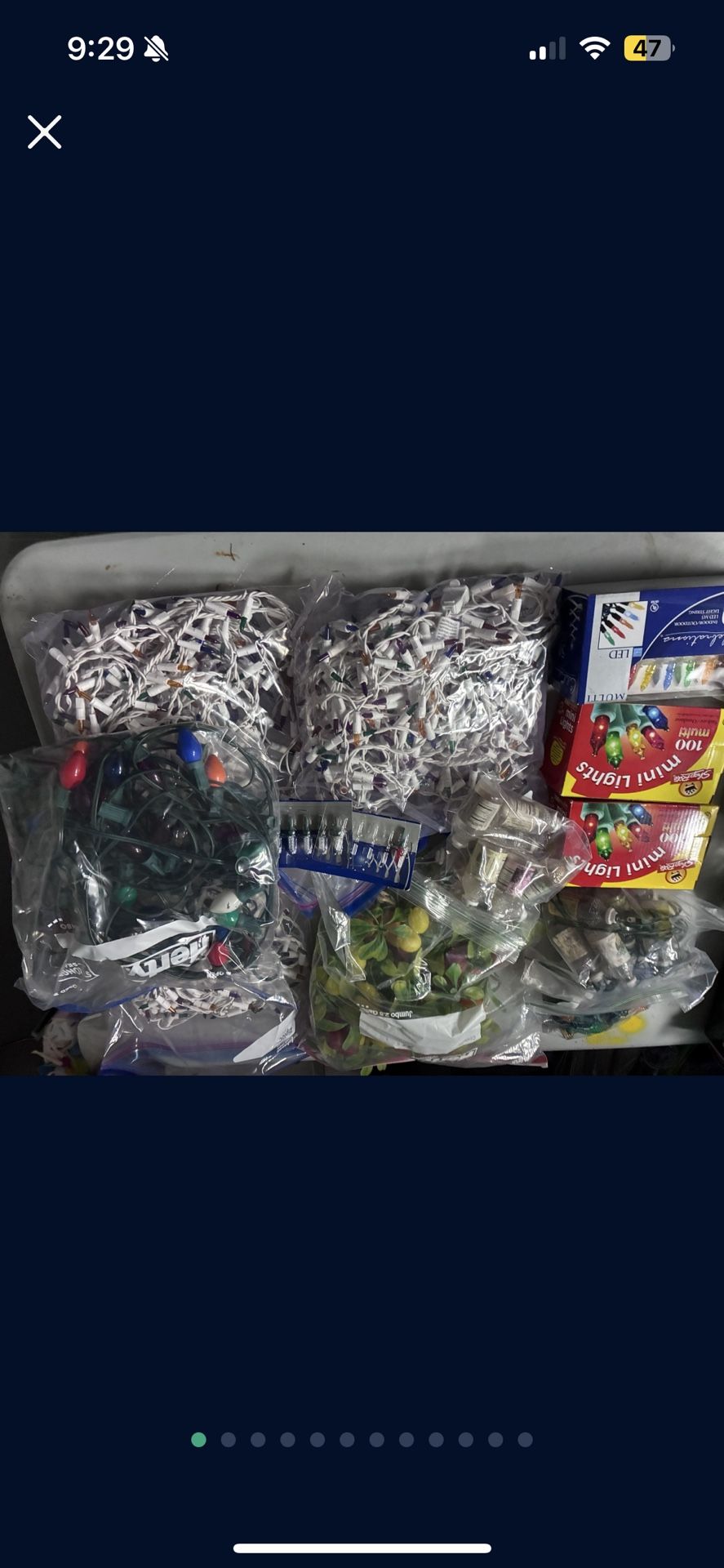 Holiday Lights And Decor Lot