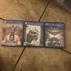 PS4 Games All Work Good