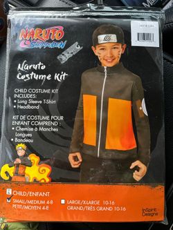 Naruto Shippuden Child Costume Kit, Small/Medium 4–8