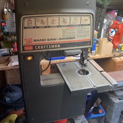 Craftsman Band Saw  And Belt Sander For Sale 