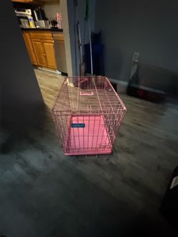 Dog Crate pink small