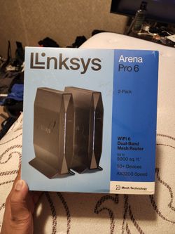 Linksys Arena Pro 6 Dual Band Mesh Router (2-Pack)