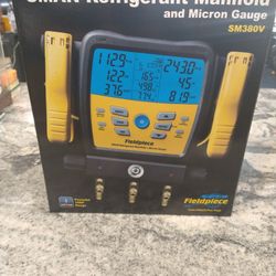 Fieldpiece Sm380v Wireless 3-port Manifold With Micron Gauge