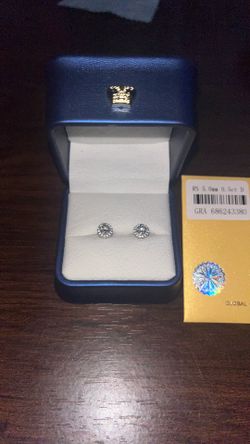 Moissanite earrings