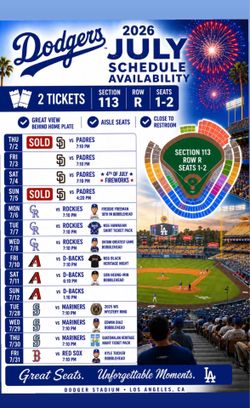 Dodgers tickets