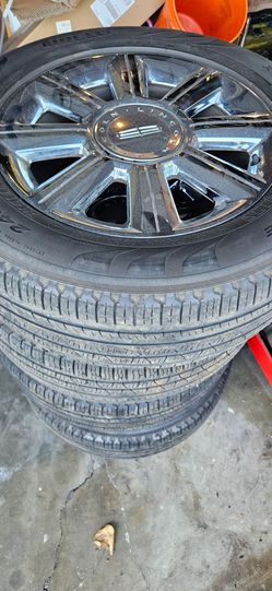 Set of wheels and tires 2009 lincoln mkx