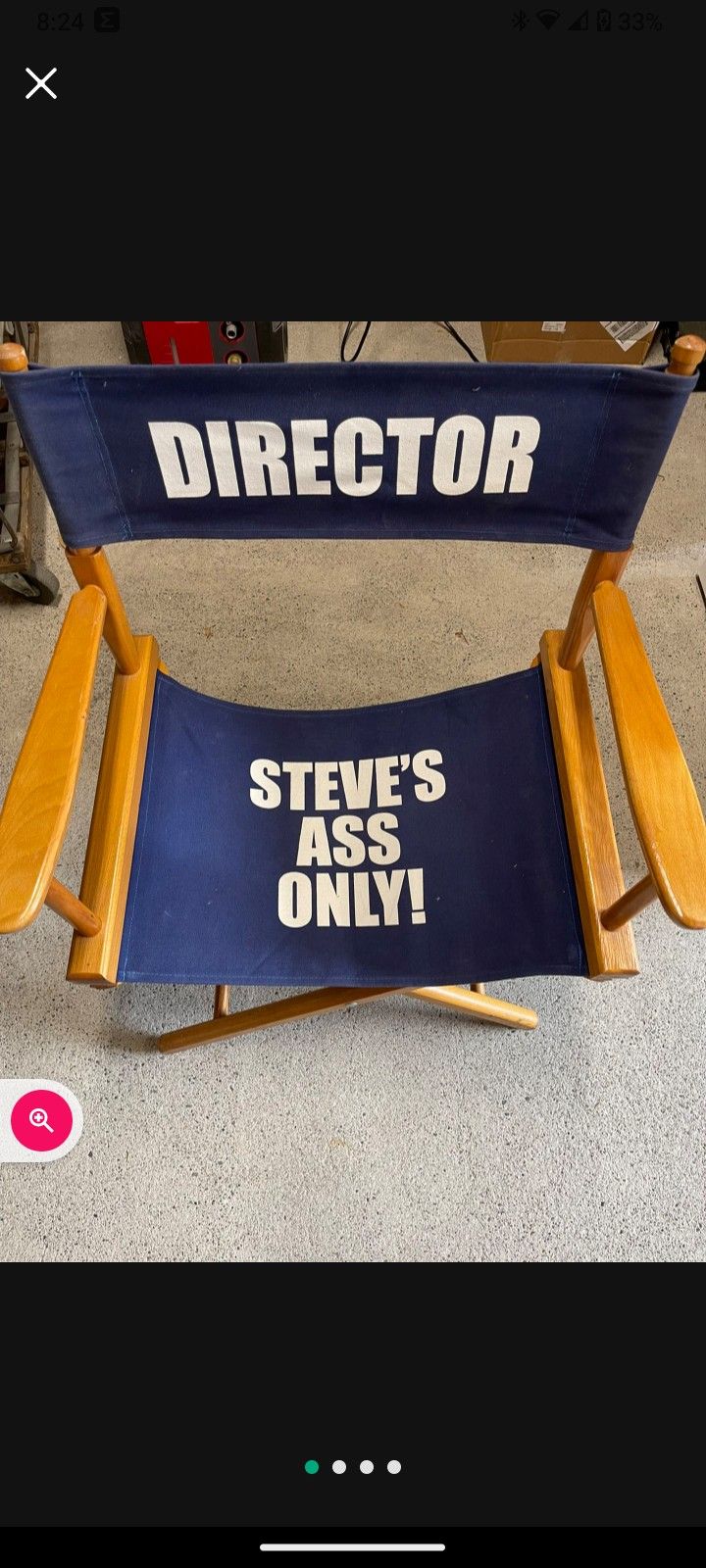Director Wood Chair Foldable