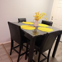 Black Dining Table 