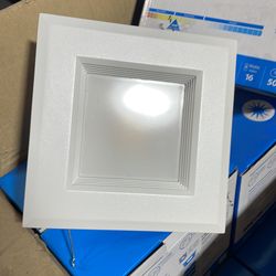 LED 6” square recessed downlight