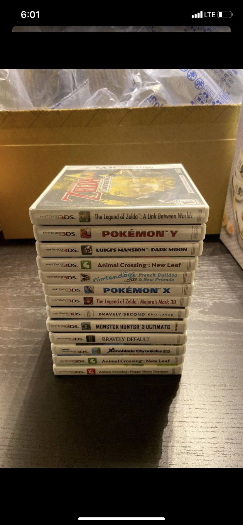 Various Nintendo 3DS games